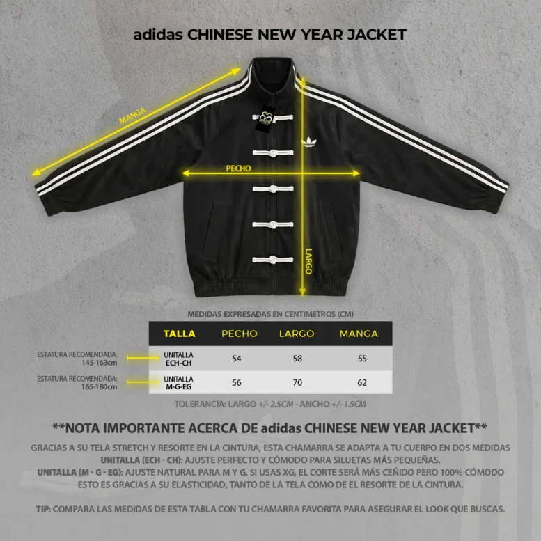GUIADETALLAS adidas jacket CHINESE NEW YEAR