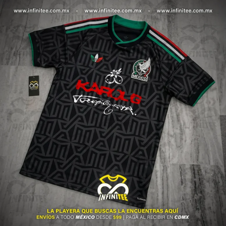 JERSEY-MEXICO-KAROL-G-TROPICOQUETA-MEXICO-NEGRO