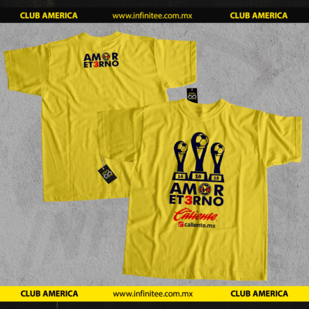 playera america tricampeon amor et3rno