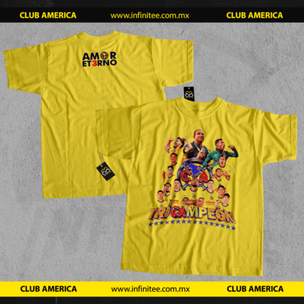 playera america tricampeon