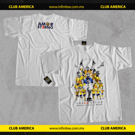 playera club america tricampeon 2024