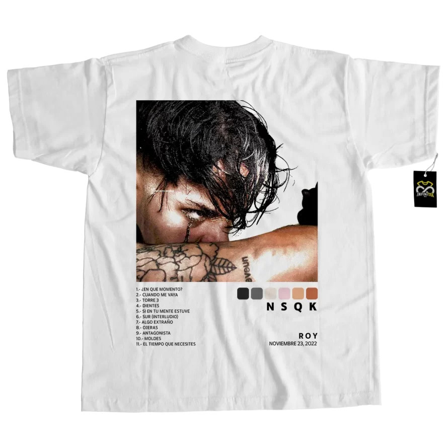 PLAYERA DE NSQK ALBUM ROY