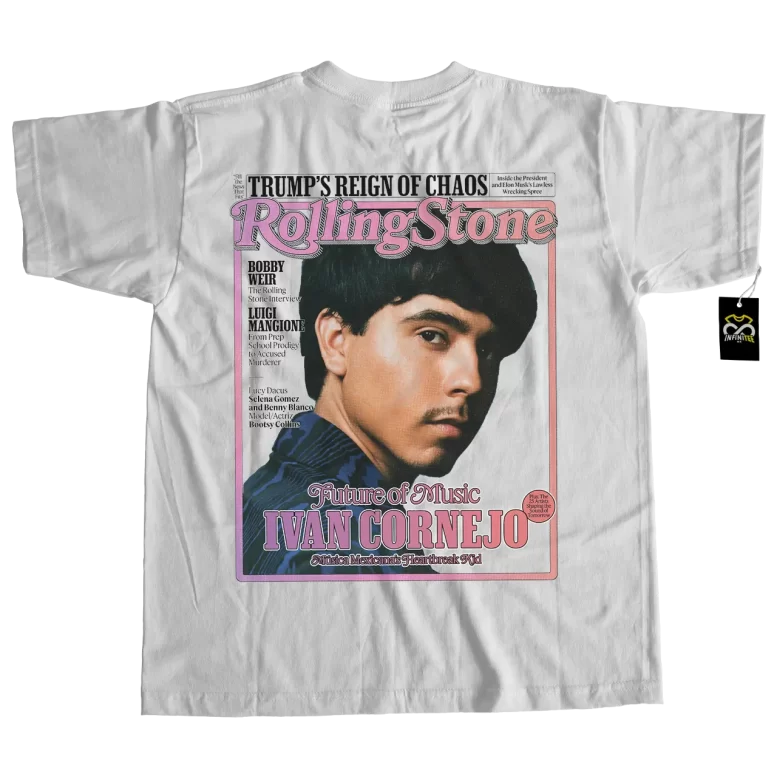 Playera de Ivan cornejo rolling stone the heartbreak kid