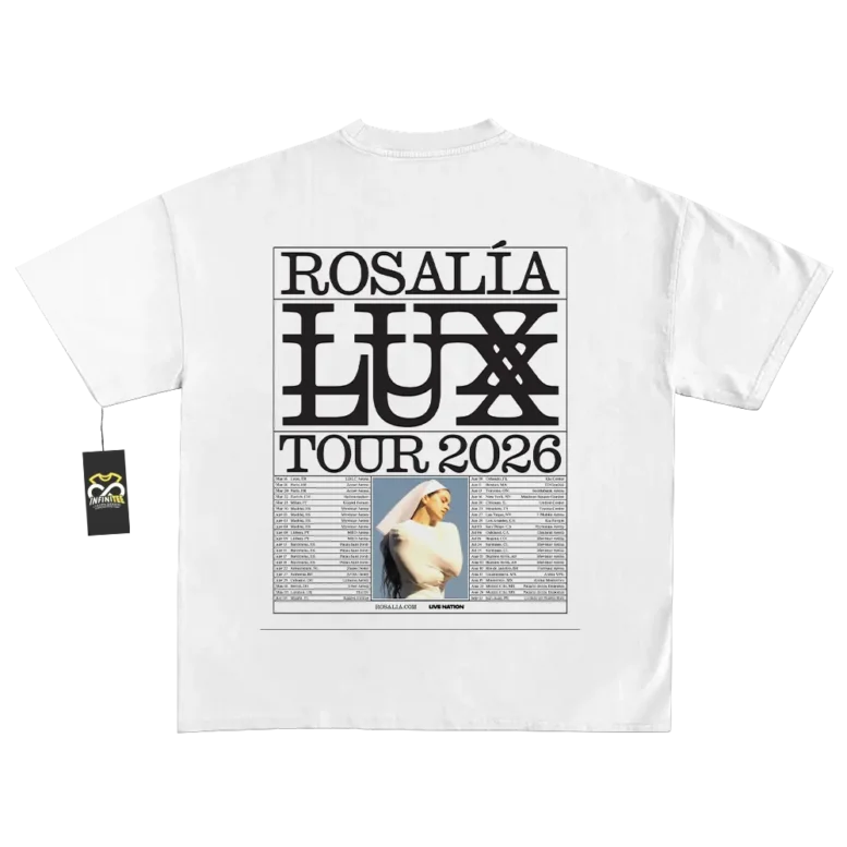 Playera rosalia LUX tour 2026