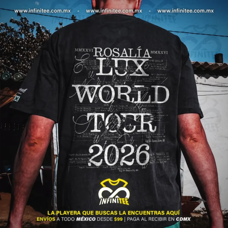 Playera-rosalia-LUX-world-tour-2026-NEGRA