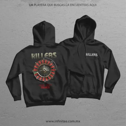 SUDADERA merch THE KILLERS REBEL DIAMONDS MEXICO