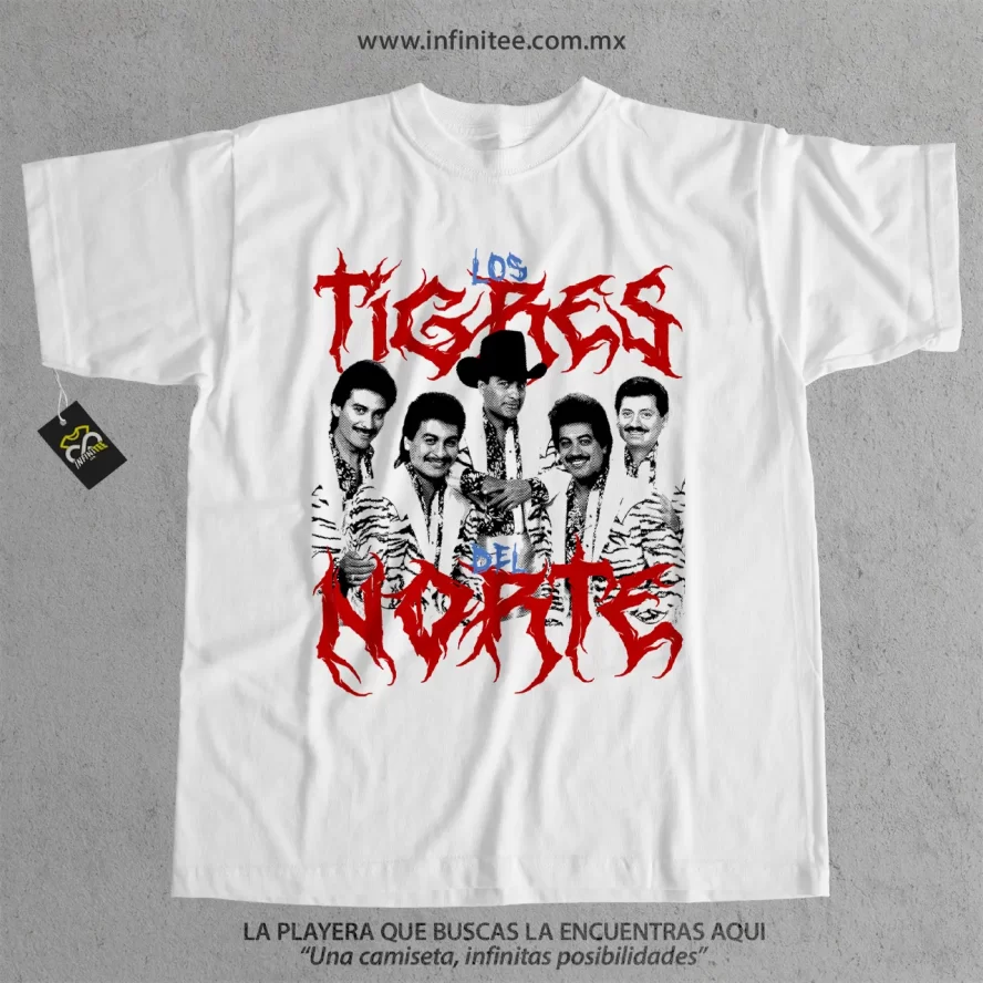 camiseta album los tigres del norte