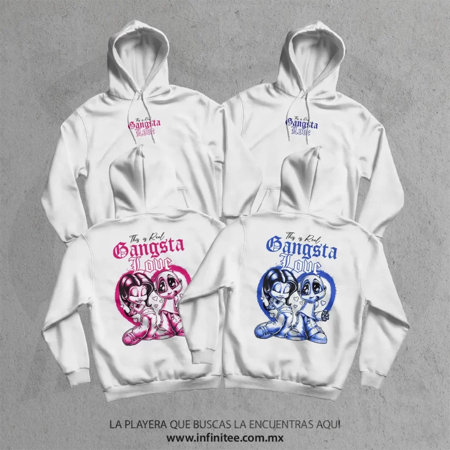 hoodie real gangsta love blanca duos