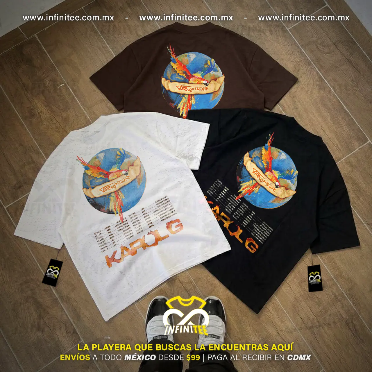 Playera KAROL G | Tropitour México 2026