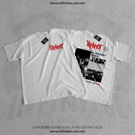 merch slipknot blanca portada periodico