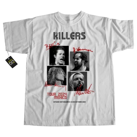 merch the killers tour mexico 2024 blanca