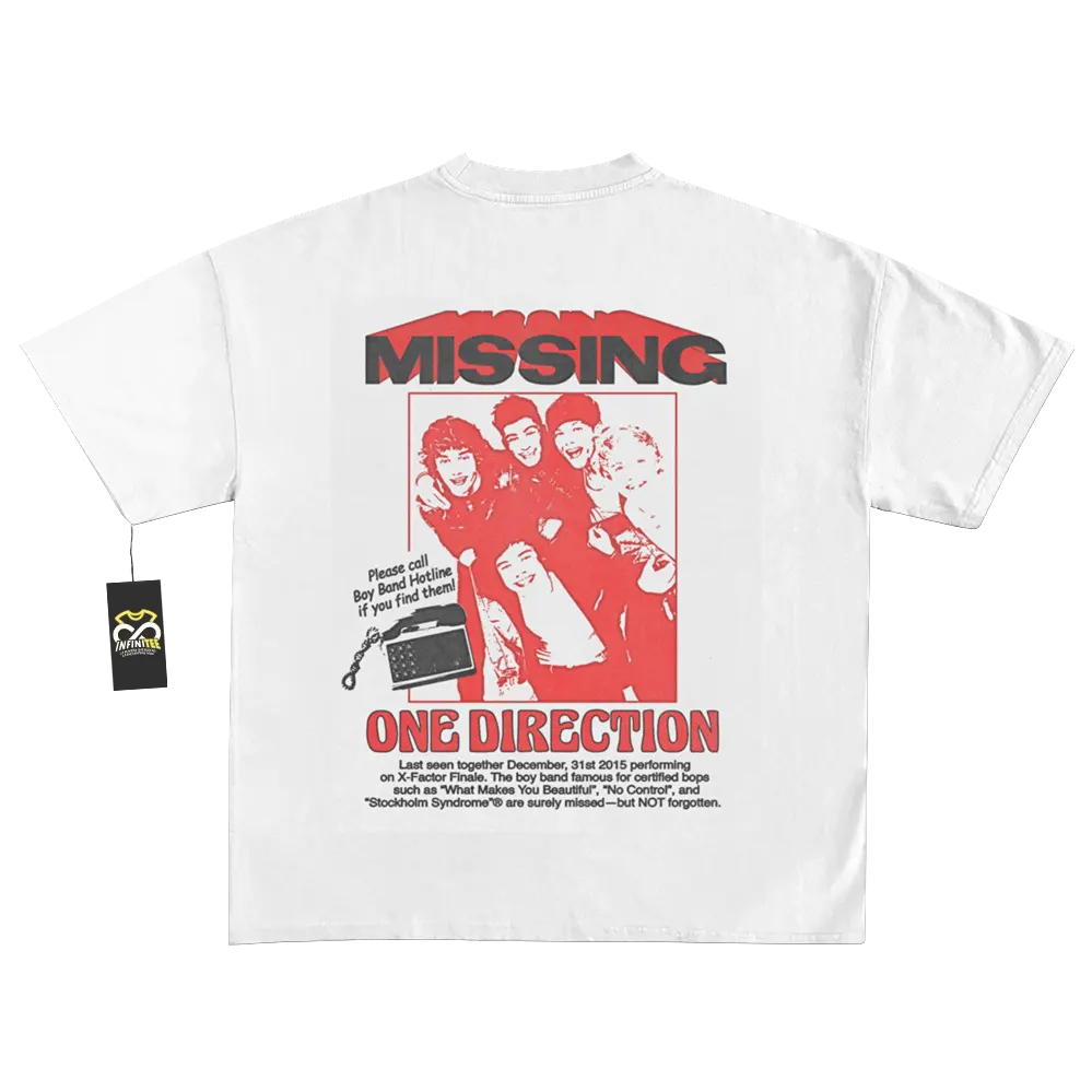 Playera ONE DIRECTION | Boy Band Missing