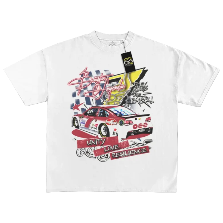 playera-BTS-arirang-NASCAR-unity-love-resilence