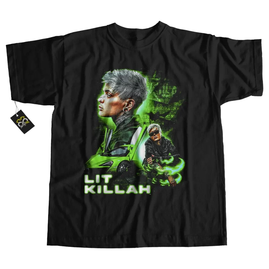 playera LIT KILLAH color verde