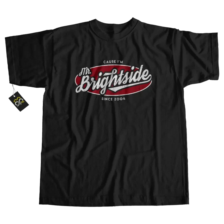 playera THE KILLERS MR BRIGHTSIDE color negro