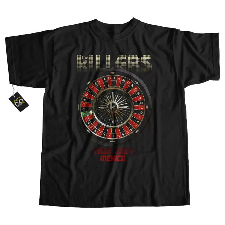 playera THE KILLERS REBEL DIAMONDS MEXICO