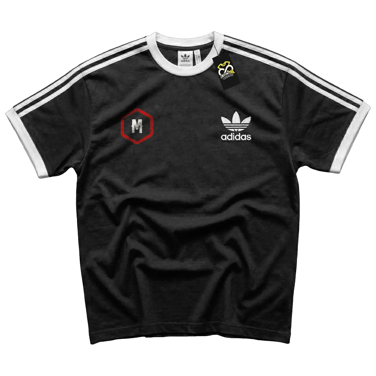 Playera MORAT con franjas en mangas