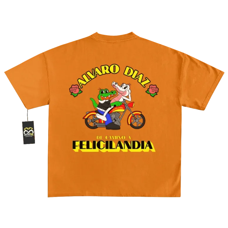 Playera Alvaro Diaz | Felicilandia 1 playera alvaro diaz felicilandia naranja