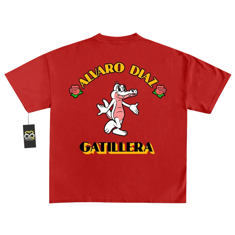 playera alvaro diaz gatillera roja