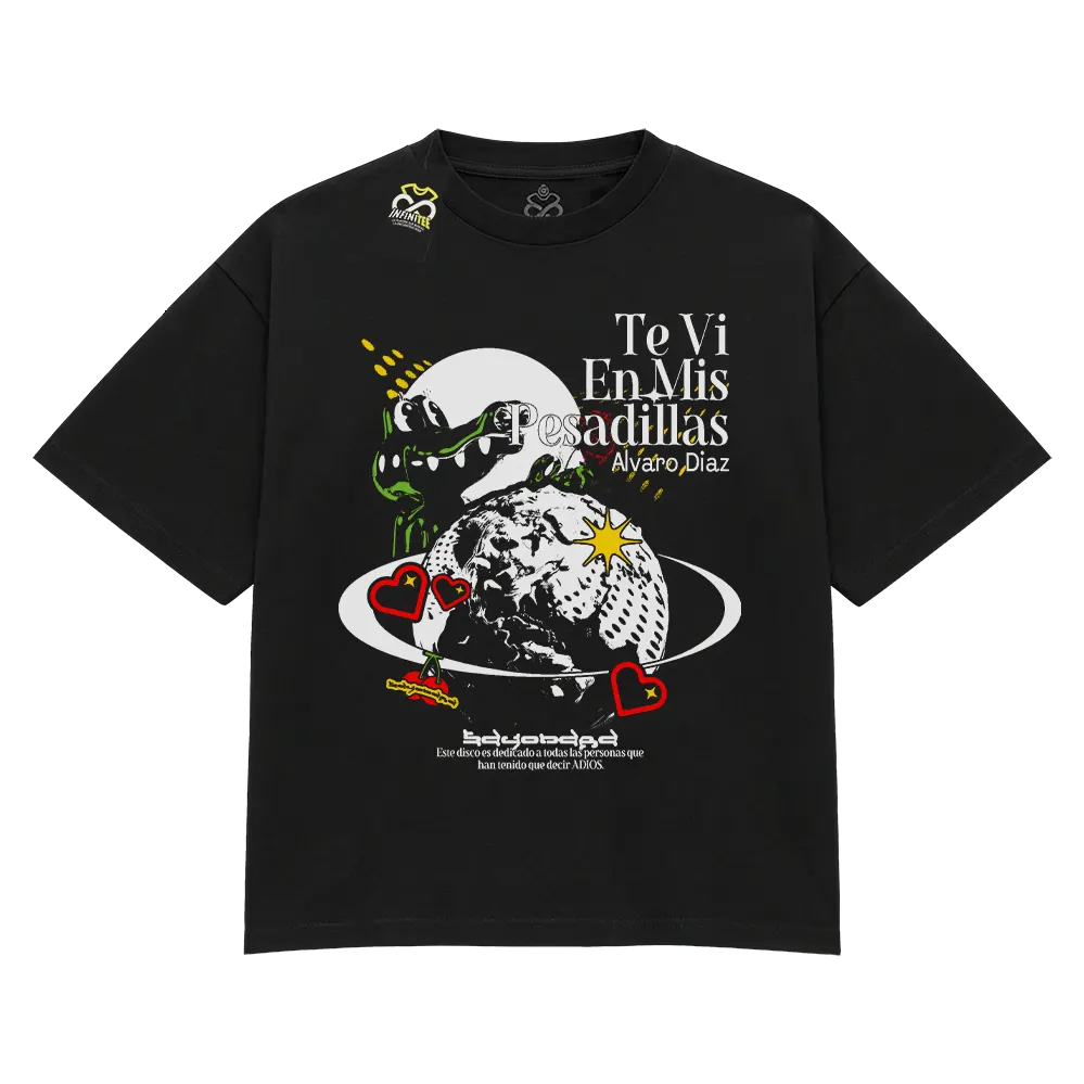 Playera Alvaro Diaz | Te vi en mis pesadillas