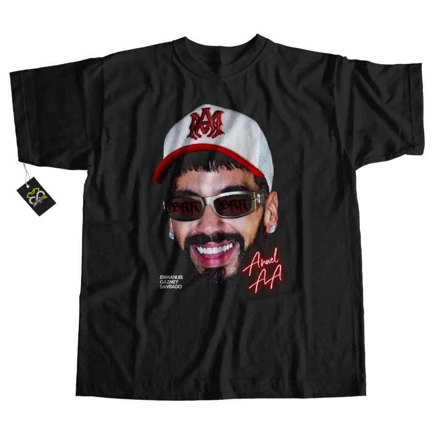 playera anuel AA CARA