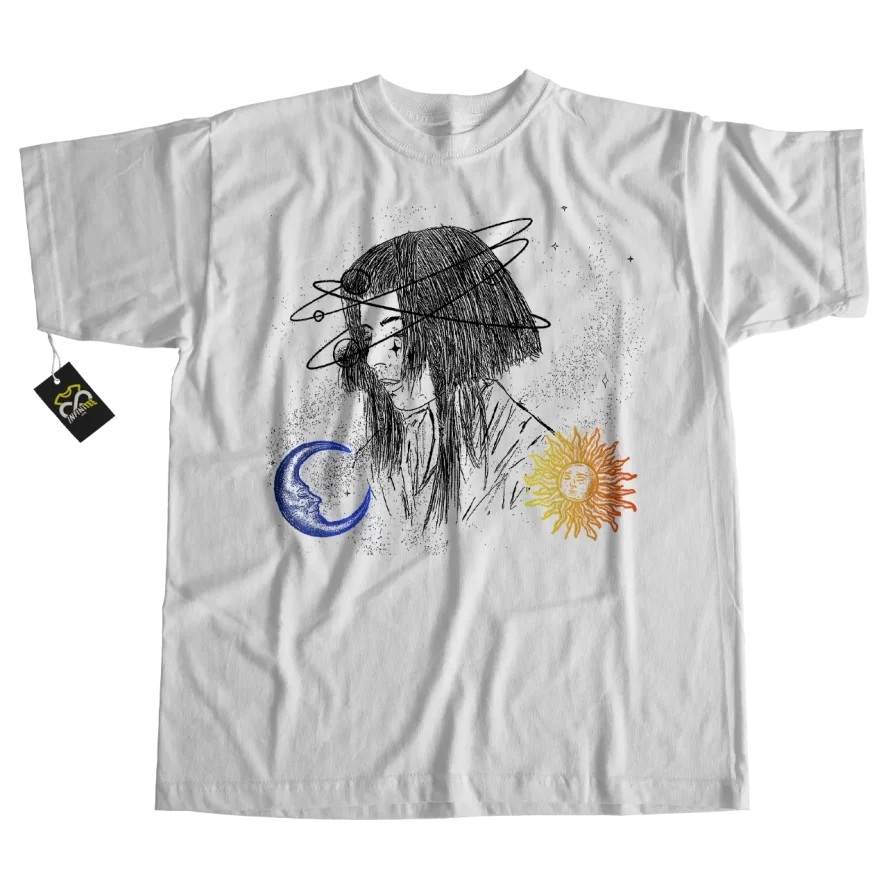 playera aurora astrologia blanca