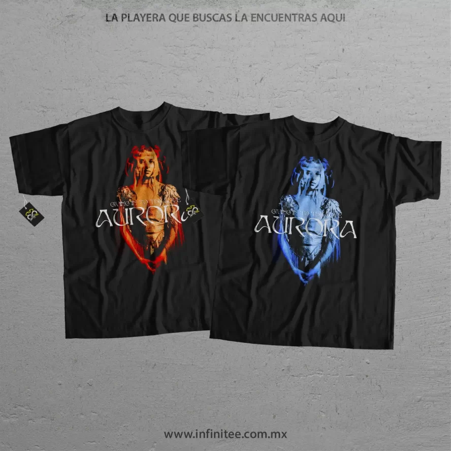 playera aurora giving into the love mexico