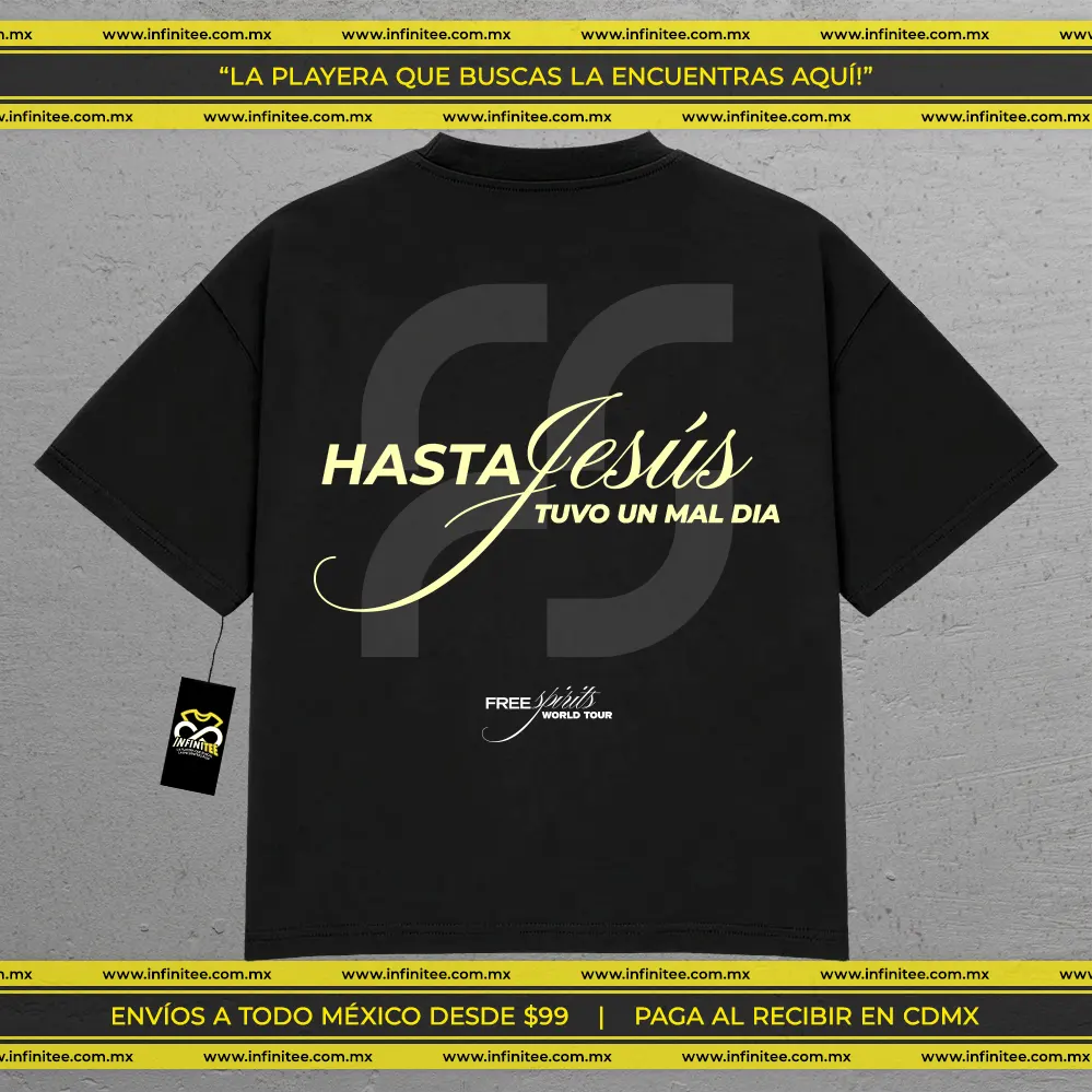 Playera CA7RIEL y PACO AMOROSO | Hasta Jesus tuvo un mal dia