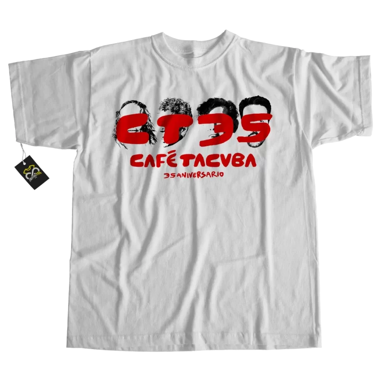 Playera CAFÉ TACVBA | 35 aniversario México TOUR 2024 1 playera cafe tacvba 35 aniversario mexico 2024