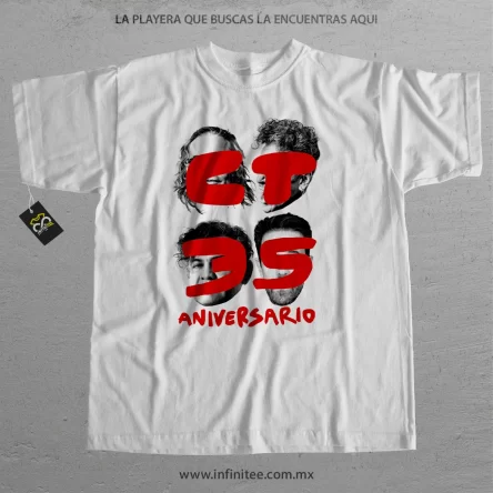 playera cafe tacvba 35 años mexico 2024