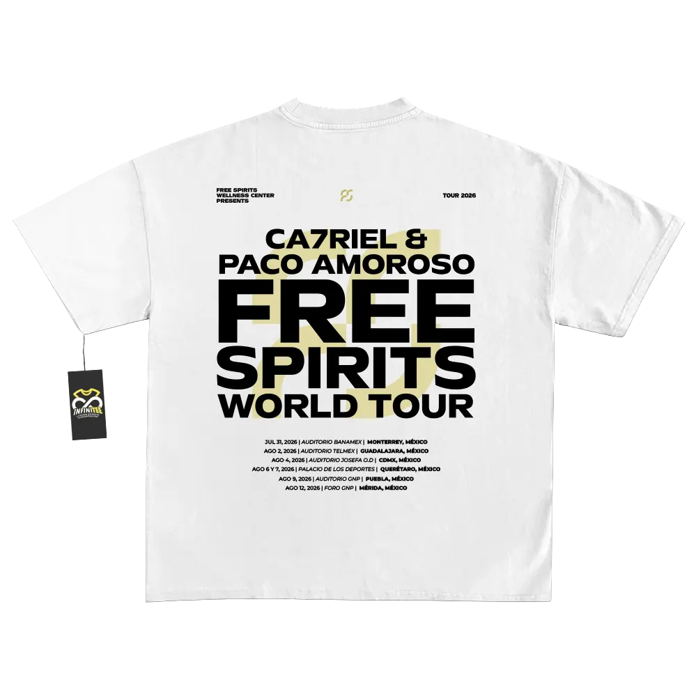 Playera CA7RIEL y PACO AMOROSO | Free Spirits México 2026