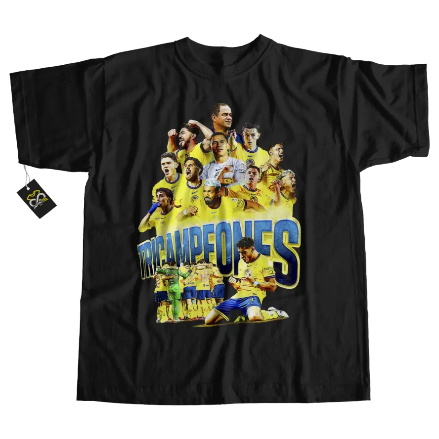 playera club america tricampeon