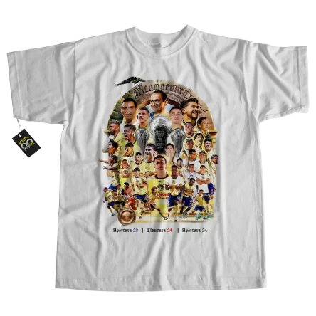 playera club america tricampeones