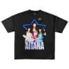 playera de aitana merch aitana bootleg negra
