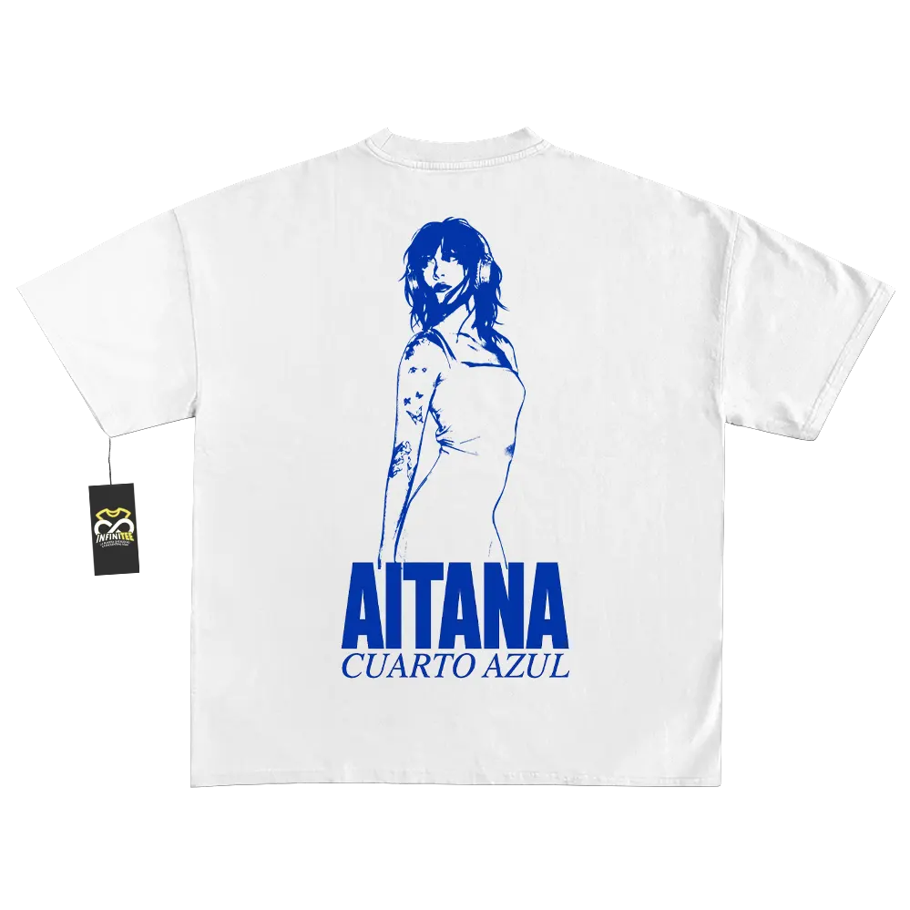 Playera AITANA | Cuarto Azul Silueta