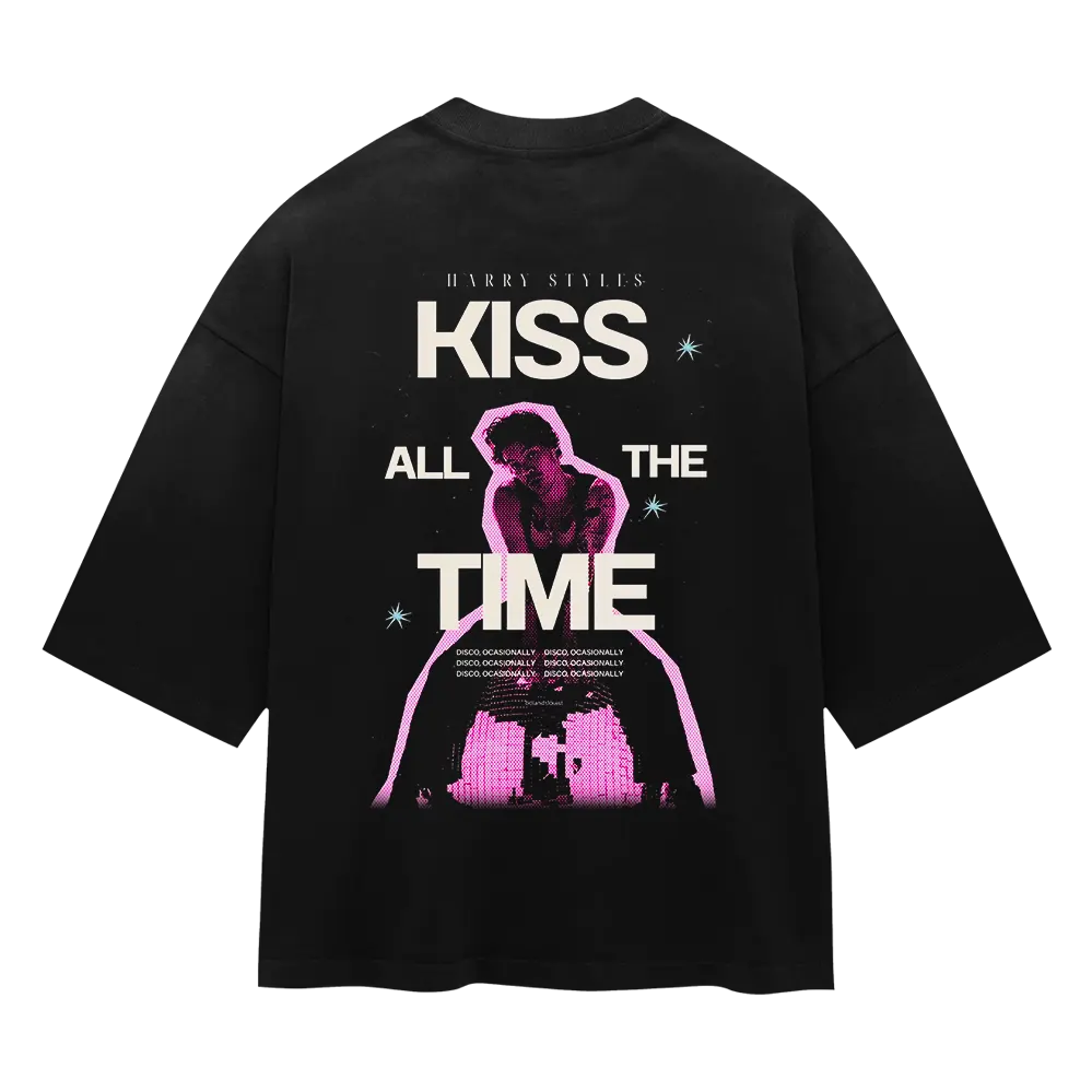 Playera HARRY STYLES | Kiss all the time, Disco occasionally CUT