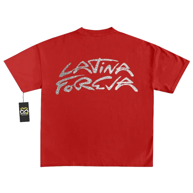 Playera KAROL G | Latina Foreva LOGO 1 playera-karol-g-latina-foreva-logo-rojo
