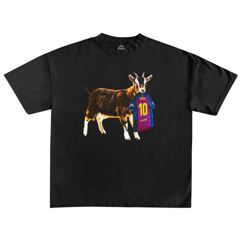 Playera Messi | CABRA -GOAT 1 messi Cabra con camiseta de fútbol