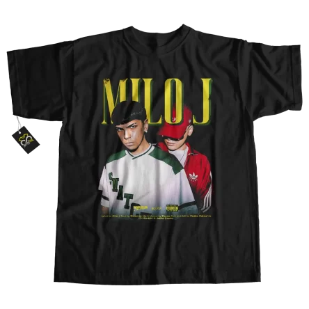 playera milo J con bizarrap