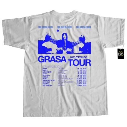 playera nathy peluso GRASA TOUR USA UK EU