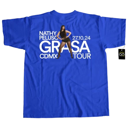 Playera NATHY PELUSO | Grasa Tour