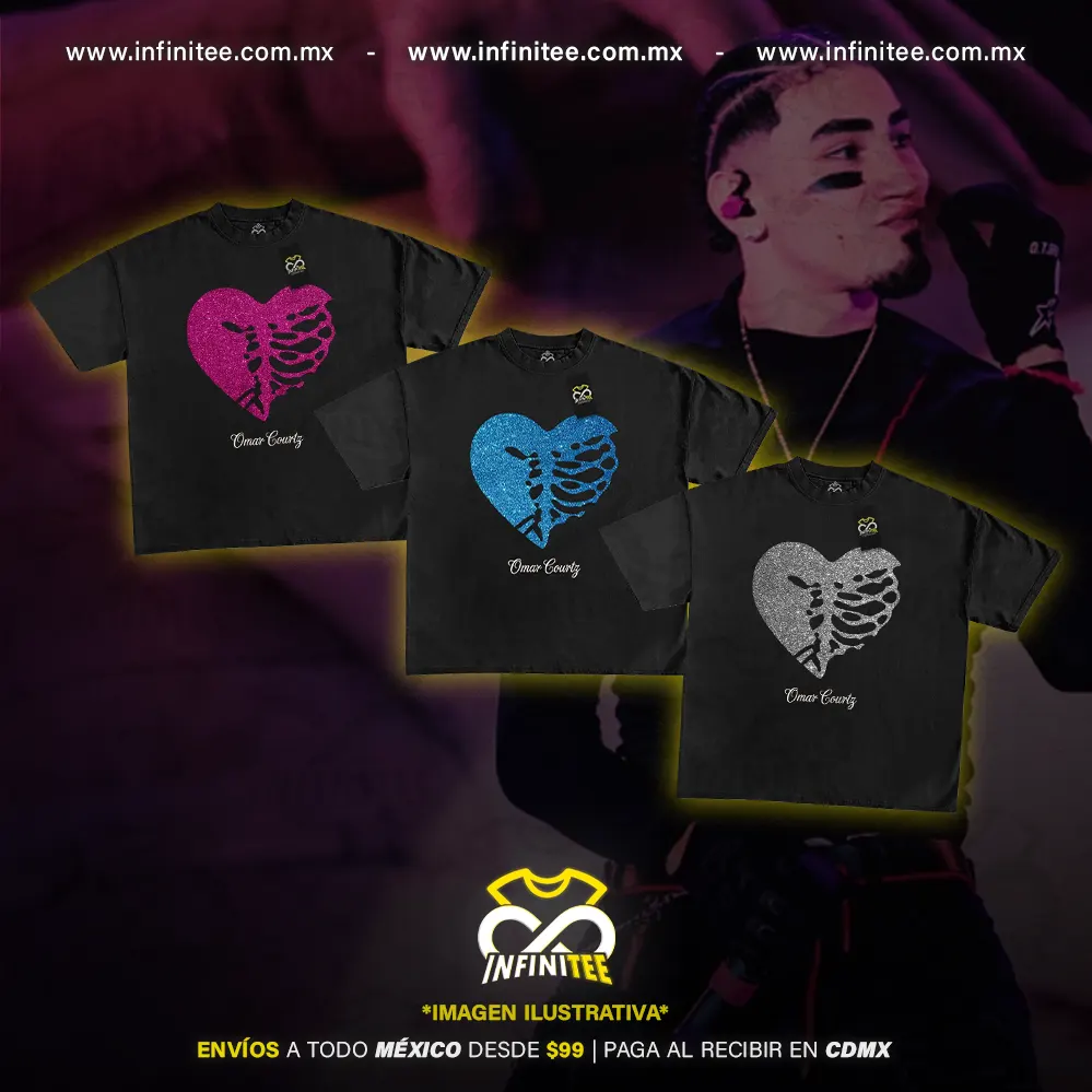 Playera OMAR COURTZ | Primera musa LOGO