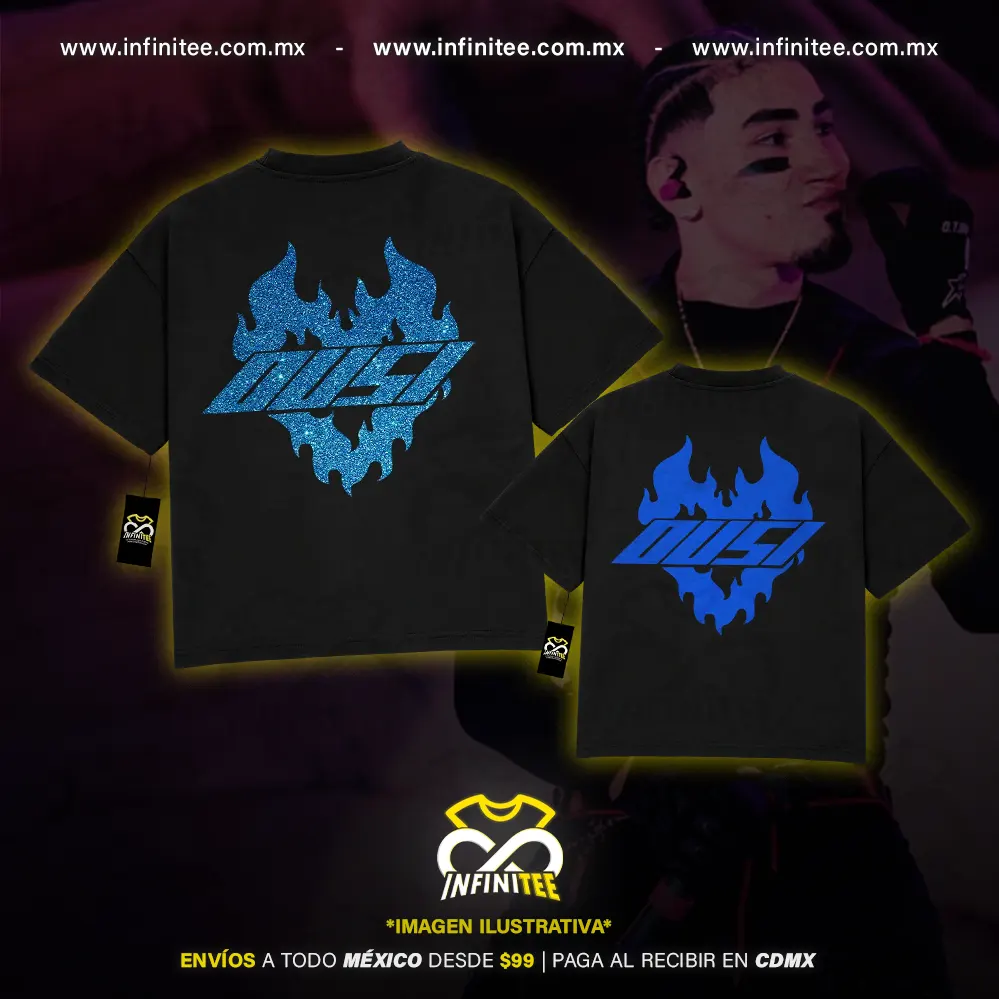 Playera OMAR COURTZ | OUSI LOGO 3 playera-omar-courtz-ousi-azul