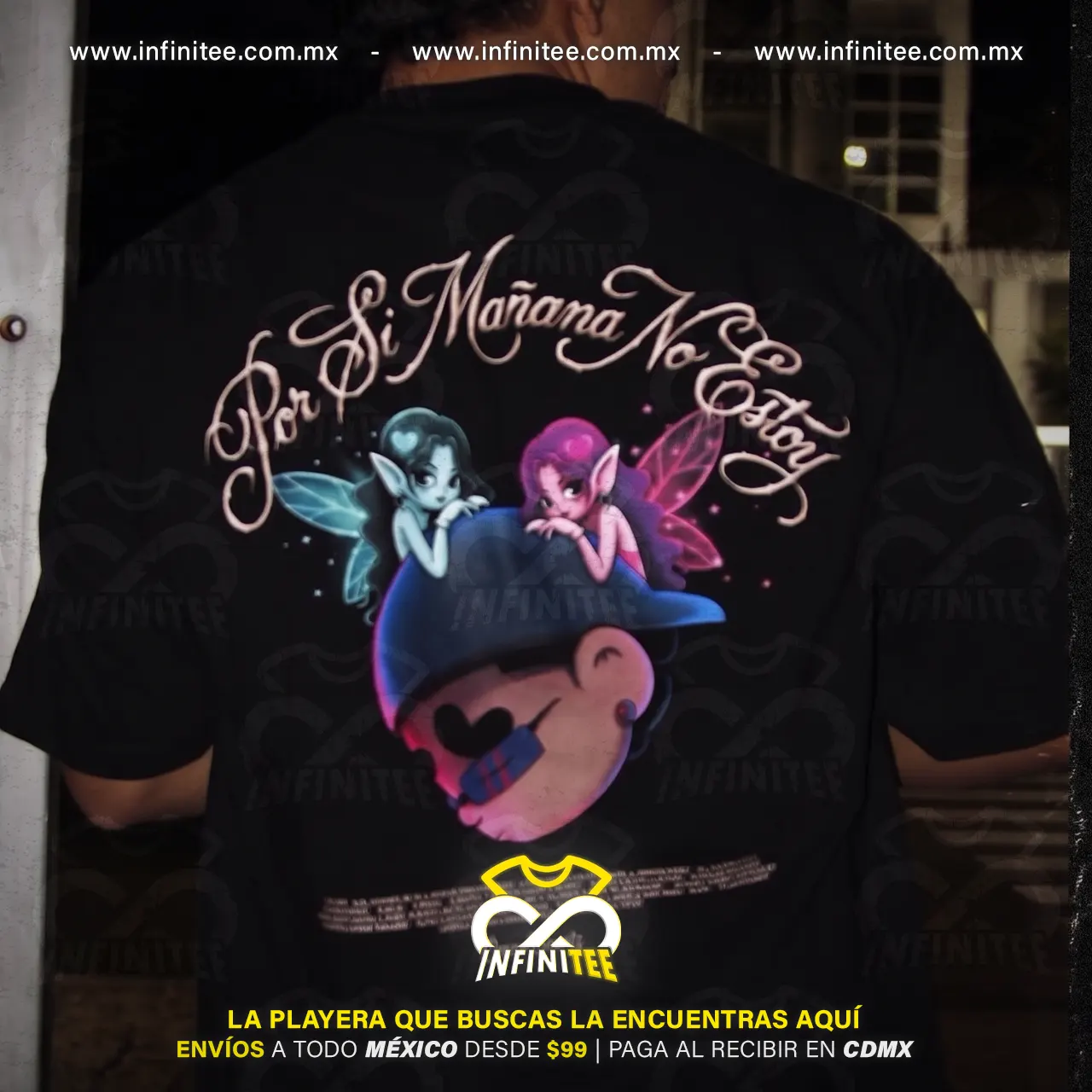 Playera OMAR COURTZ | Track List - Por si mañana no estoy