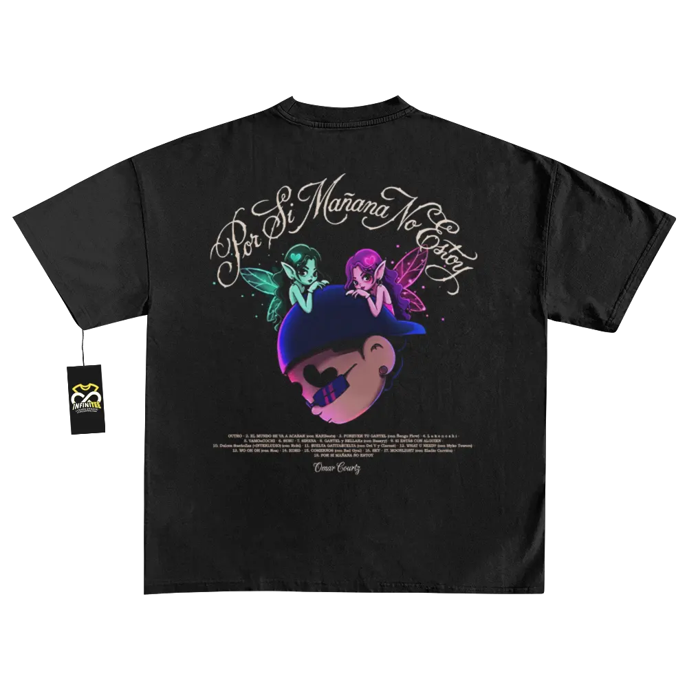 Playera OMAR COURTZ | Track List - Por si mañana no estoy
