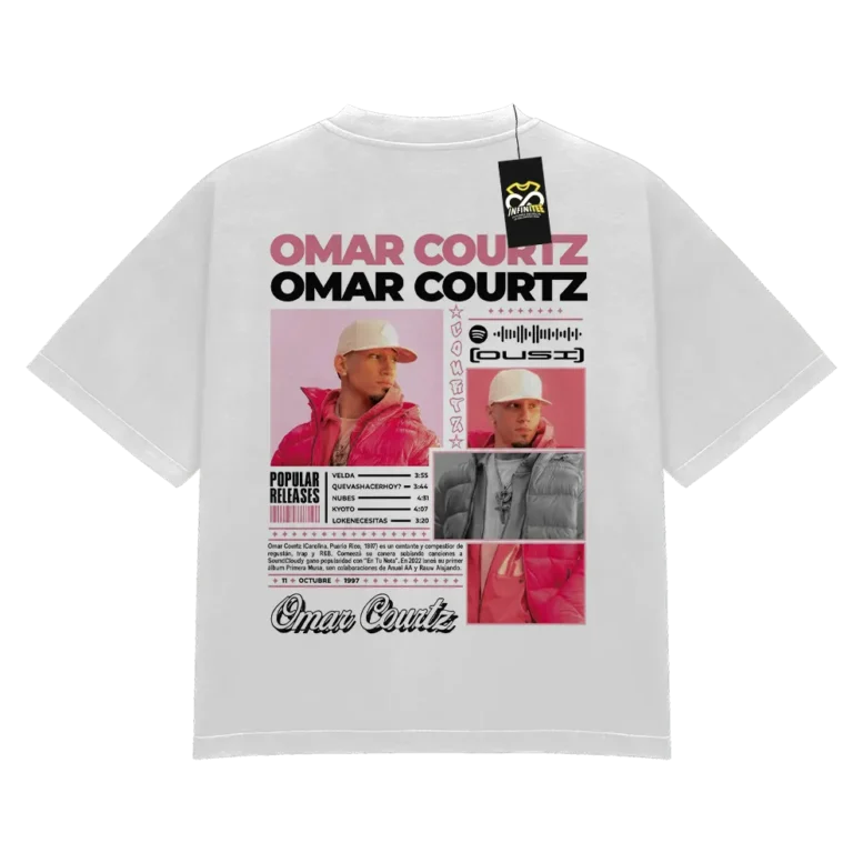 Playera OMAR COURTZ | POSTER 1 playera-omar-courtz-poster-blanca