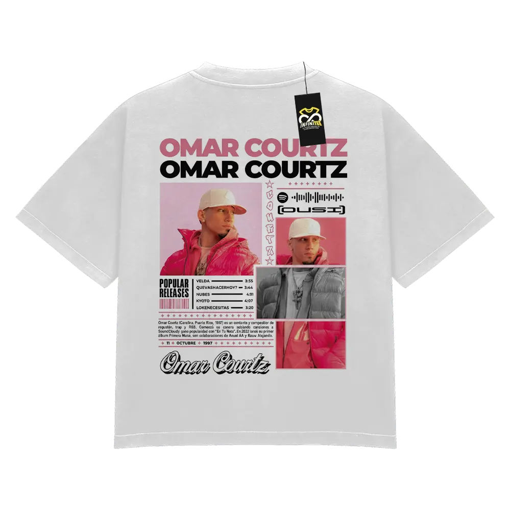 playera-omar-courtz-poster-blanca