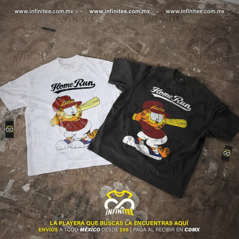 playera-paulo-londra-homerun-garfield-negra