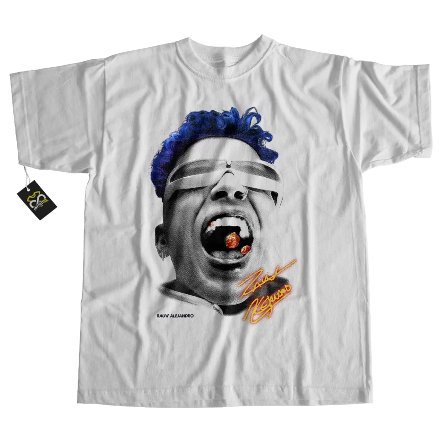 playera rauw alejandro saturno face