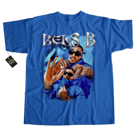 playera rels B azul